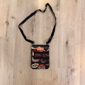 Harley Davidson black crossbody bag with adjustable strap